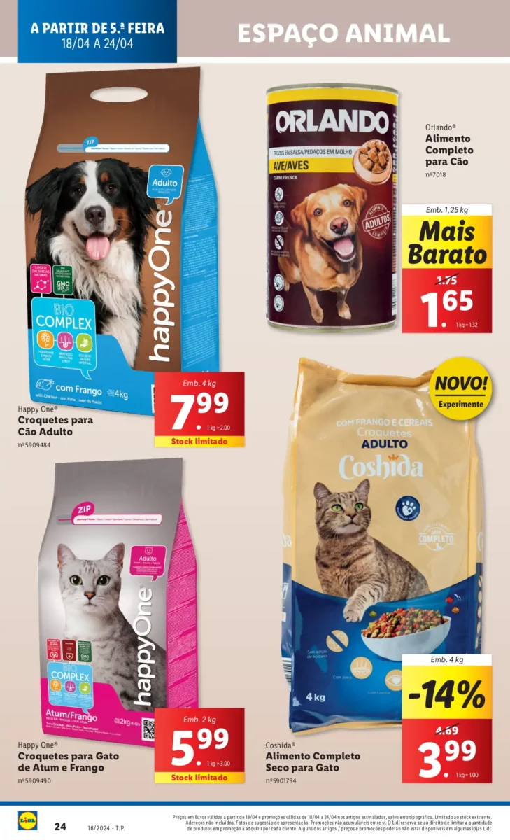 Antevis&atilde;o Folheto LiDL Novidades (18 a 24 abril)