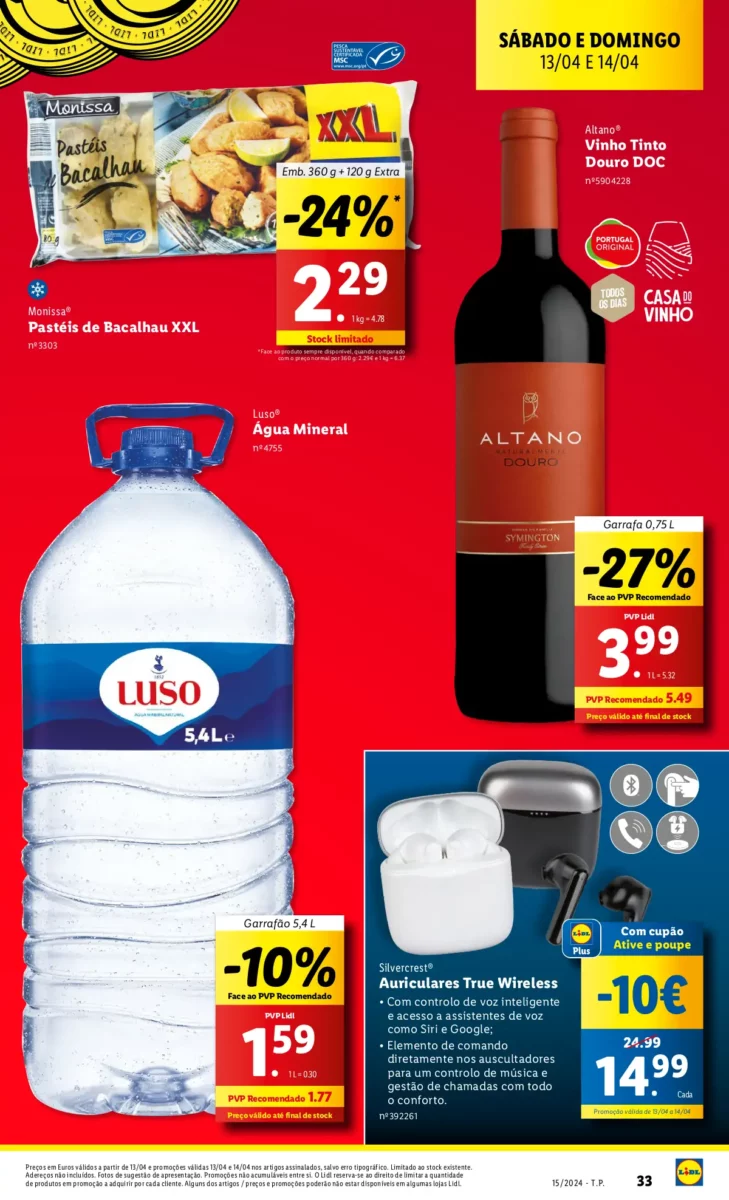 Antevis&atilde;o Folheto LiDL Novidades (a partir de 11 abril)