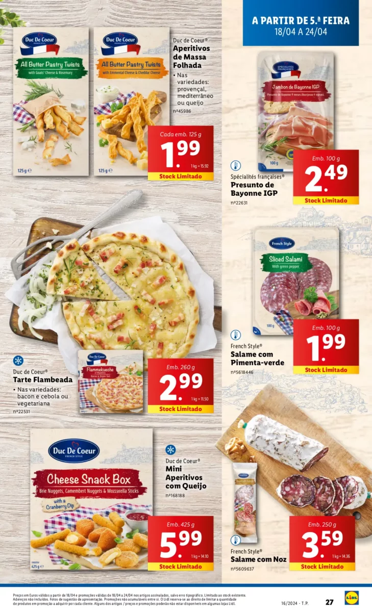 Antevis&atilde;o Folheto LiDL Novidades (18 a 24 abril)