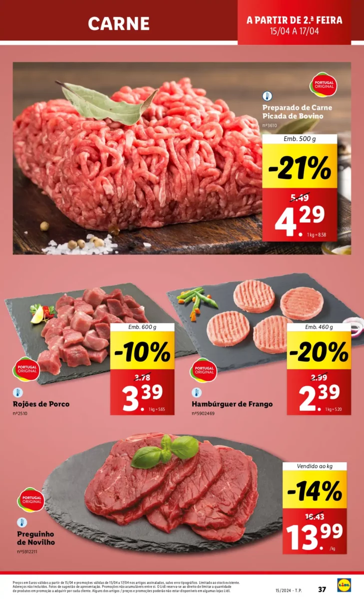 Antevis&atilde;o Folheto LiDL Novidades (a partir de 11 abril)
