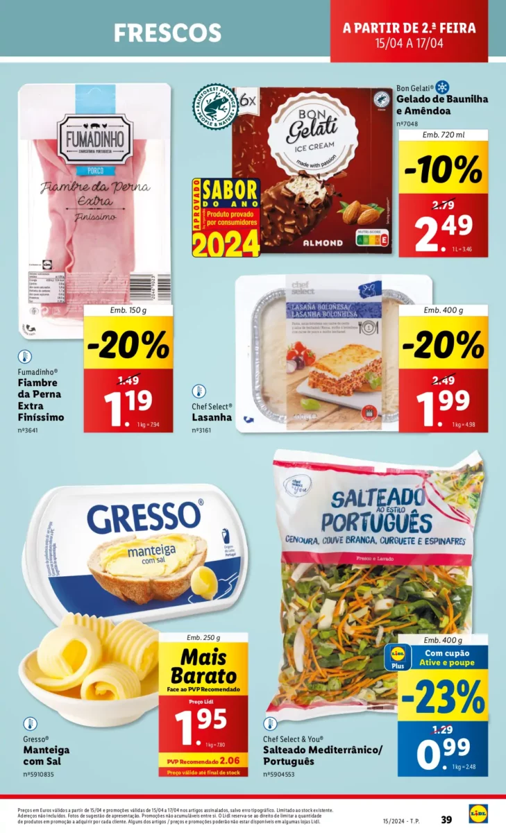 Antevis&atilde;o Folheto LiDL Novidades (a partir de 11 abril)