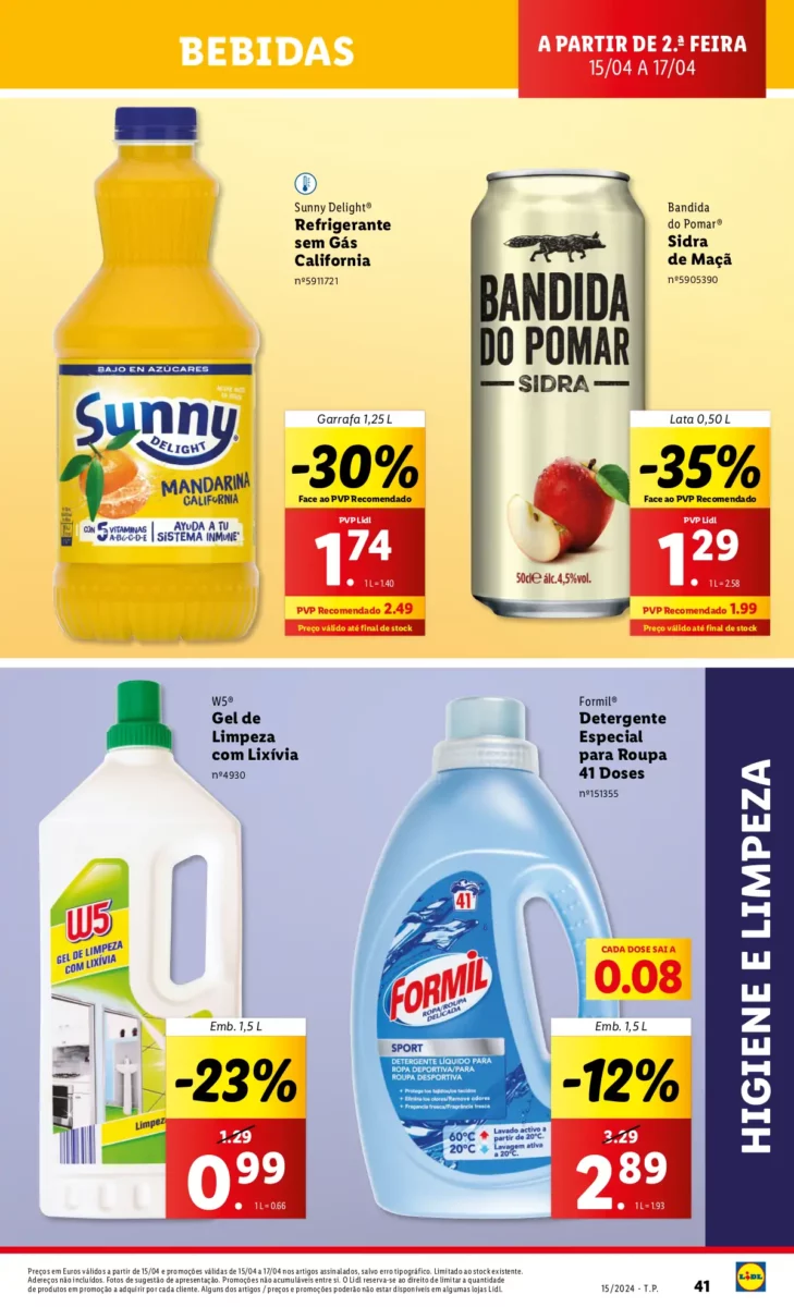 Antevis&atilde;o Folheto LiDL Novidades (a partir de 11 abril)