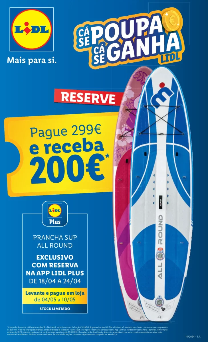 Antevis&atilde;o Folheto LiDL Novidades (18 a 24 abril)