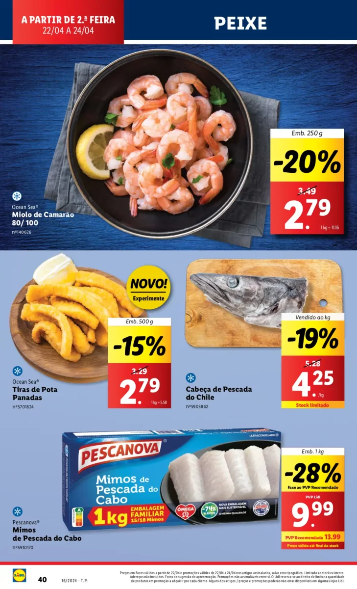 Antevis&atilde;o Folheto LiDL Novidades (18 a 24 abril)