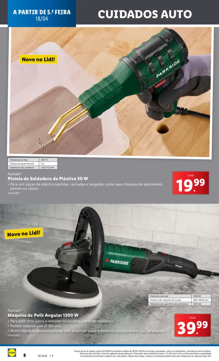 Antevis&atilde;o Folheto LiDL Novidades (18 a 24 abril)