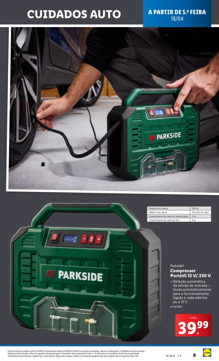 Antevis&atilde;o Folheto LiDL Novidades (18 a 24 abril)