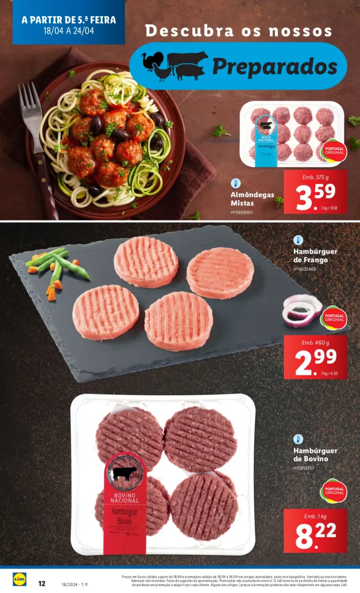 Antevis&atilde;o Folheto LiDL Promo&ccedil;&otilde;es (18 a 24 abril)