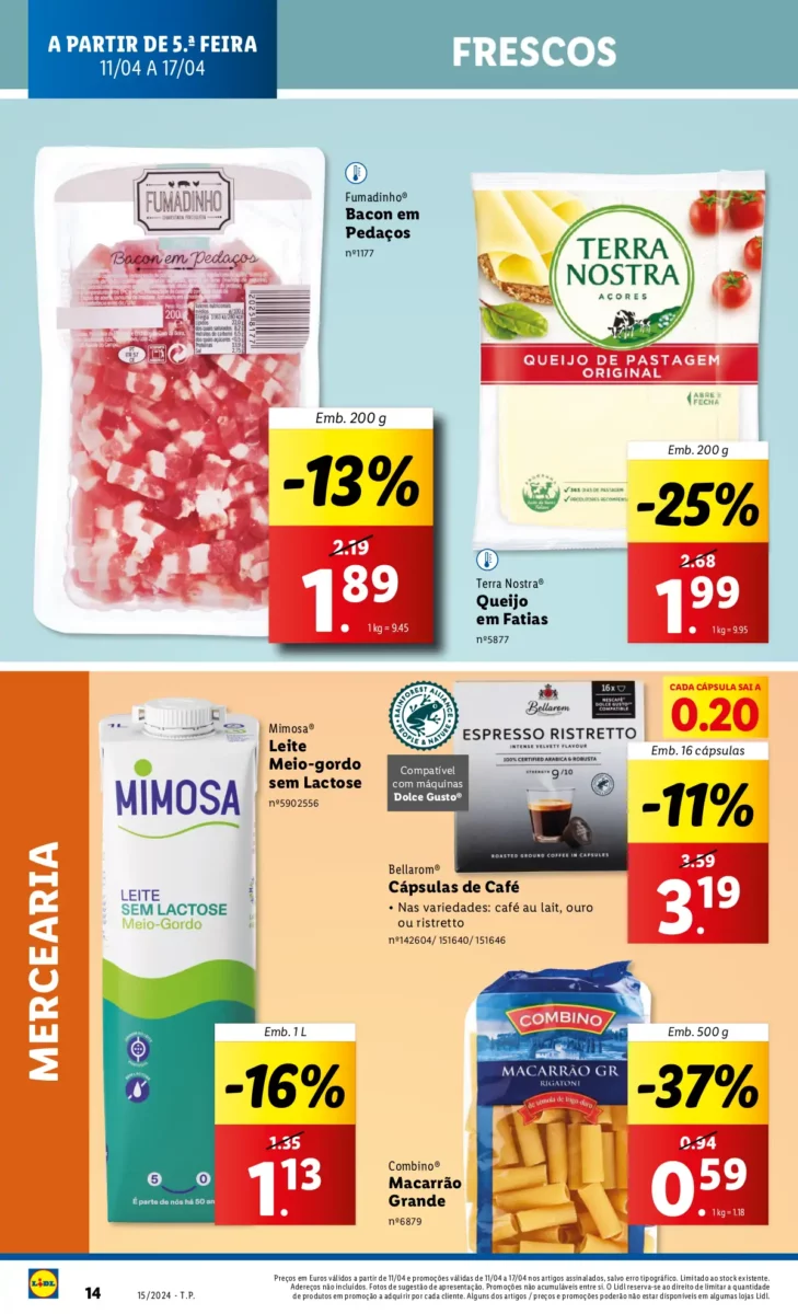 Antevis&atilde;o Folheto LiDL Promo&ccedil;&otilde;es (11 a 18 abril)