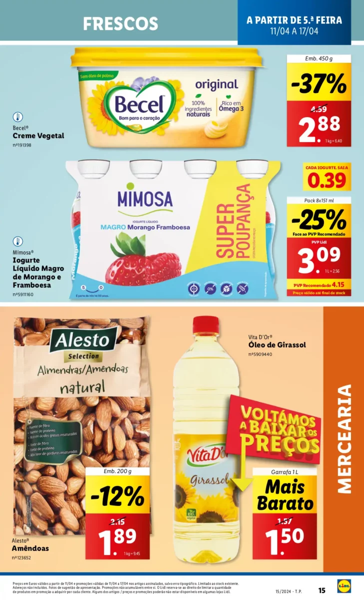 Antevis&atilde;o Folheto LiDL Promo&ccedil;&otilde;es (11 a 18 abril)