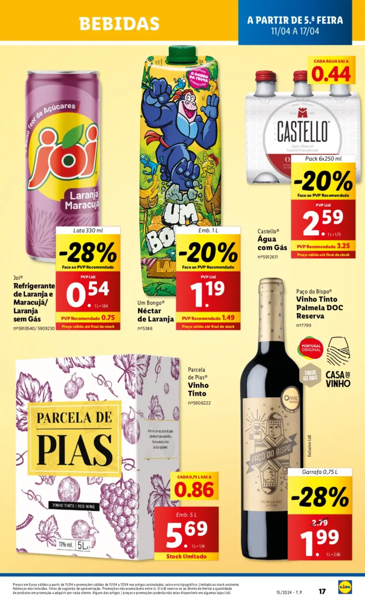 Antevis&atilde;o Folheto LiDL Promo&ccedil;&otilde;es (11 a 18 abril)