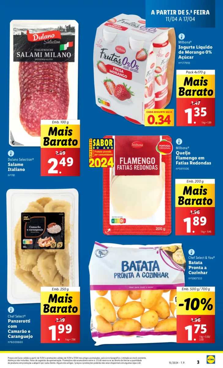 Antevis&atilde;o Folheto LiDL Promo&ccedil;&otilde;es (11 a 18 abril)
