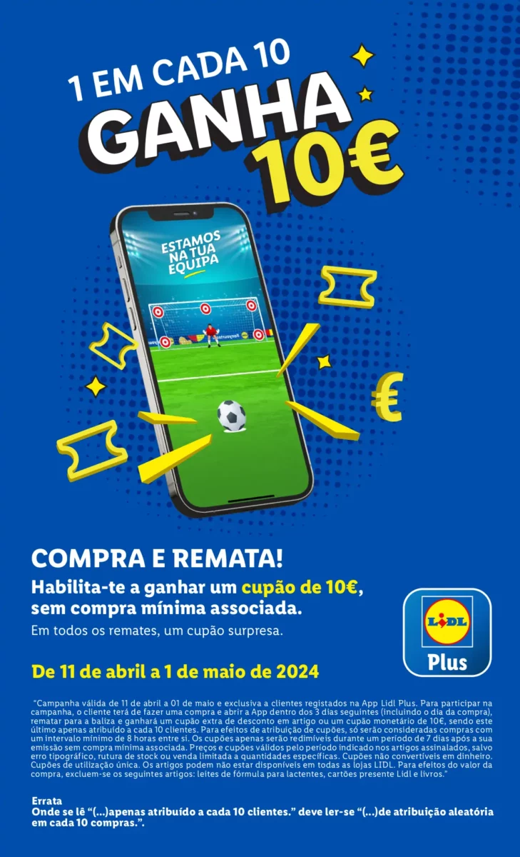 Antevis&atilde;o Folheto LiDL Promo&ccedil;&otilde;es (11 a 18 abril)