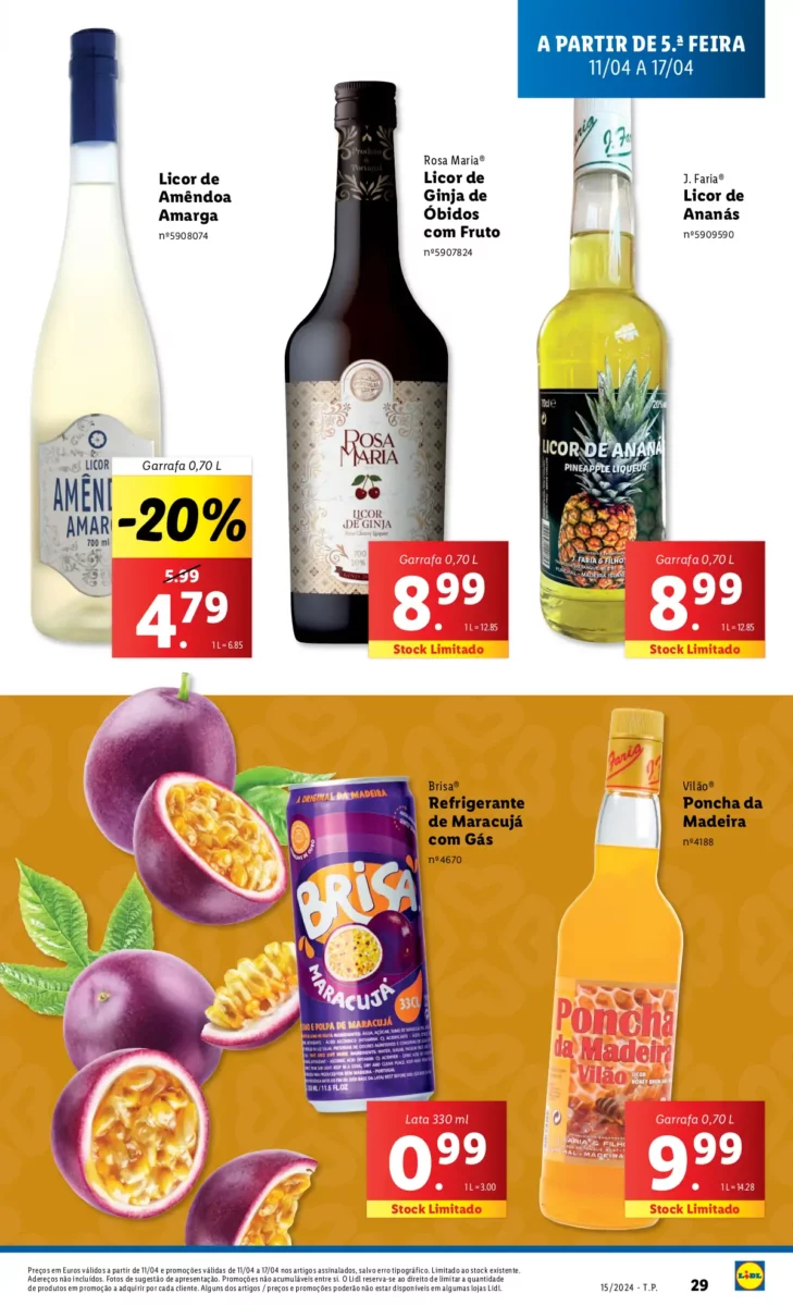 Antevis&atilde;o Folheto LiDL Promo&ccedil;&otilde;es (11 a 18 abril)
