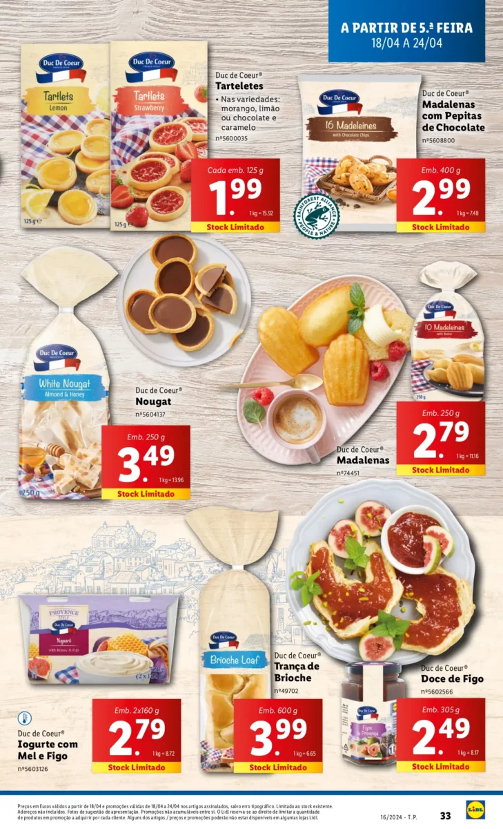 Antevis&atilde;o Folheto LiDL Promo&ccedil;&otilde;es (18 a 24 abril)