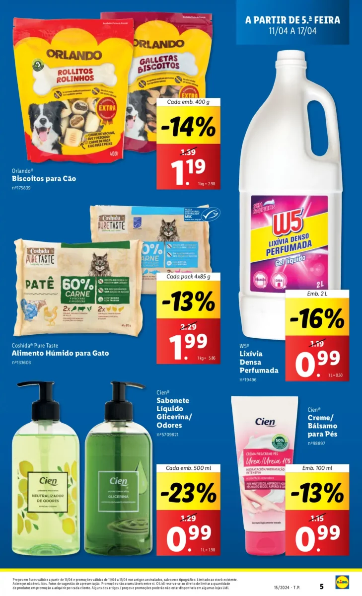 Antevis&atilde;o Folheto LiDL Promo&ccedil;&otilde;es (11 a 18 abril)