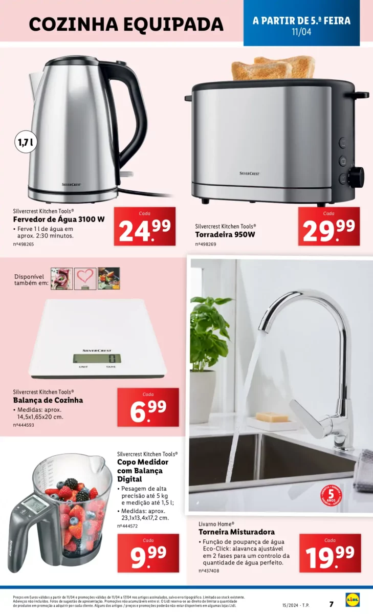Antevis&atilde;o Folheto LiDL Promo&ccedil;&otilde;es (11 a 18 abril)
