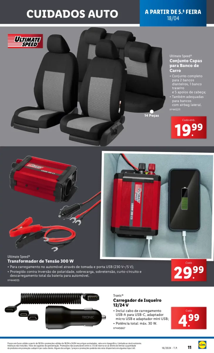 Antevis&atilde;o Folheto LiDL Promo&ccedil;&otilde;es (18 a 24 abril)