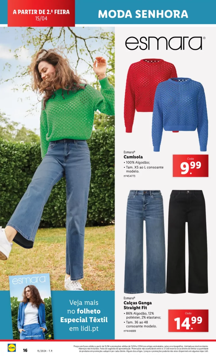 Antevis&atilde;o Folheto LiDL Promo&ccedil;&otilde;es (11 a 18 abril)