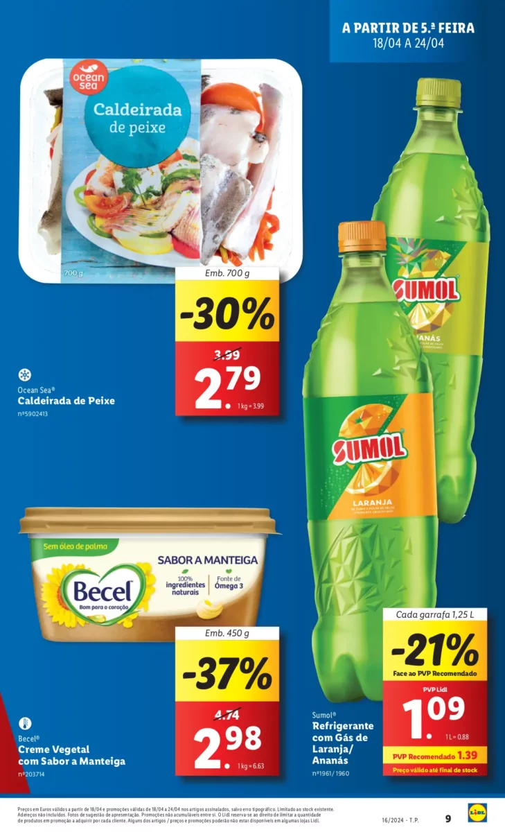 Antevis&atilde;o Folheto LiDL Promo&ccedil;&otilde;es (18 a 24 abril)