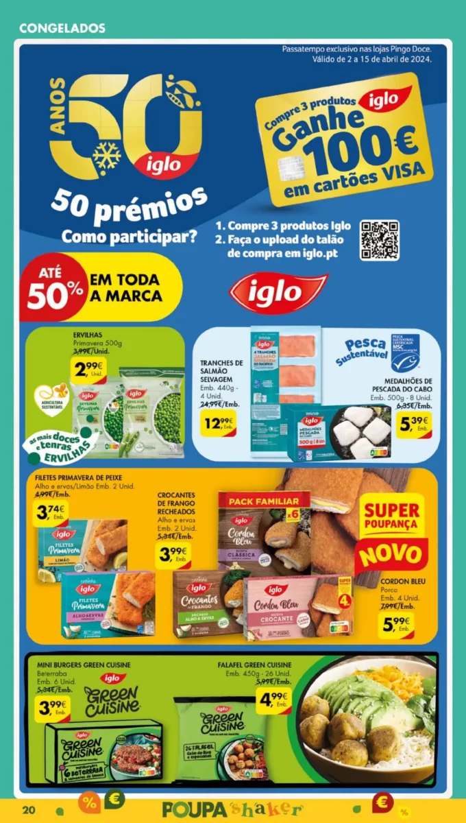 Antevis&atilde;o Folheto Pingo Doce (9 a 15 abril)