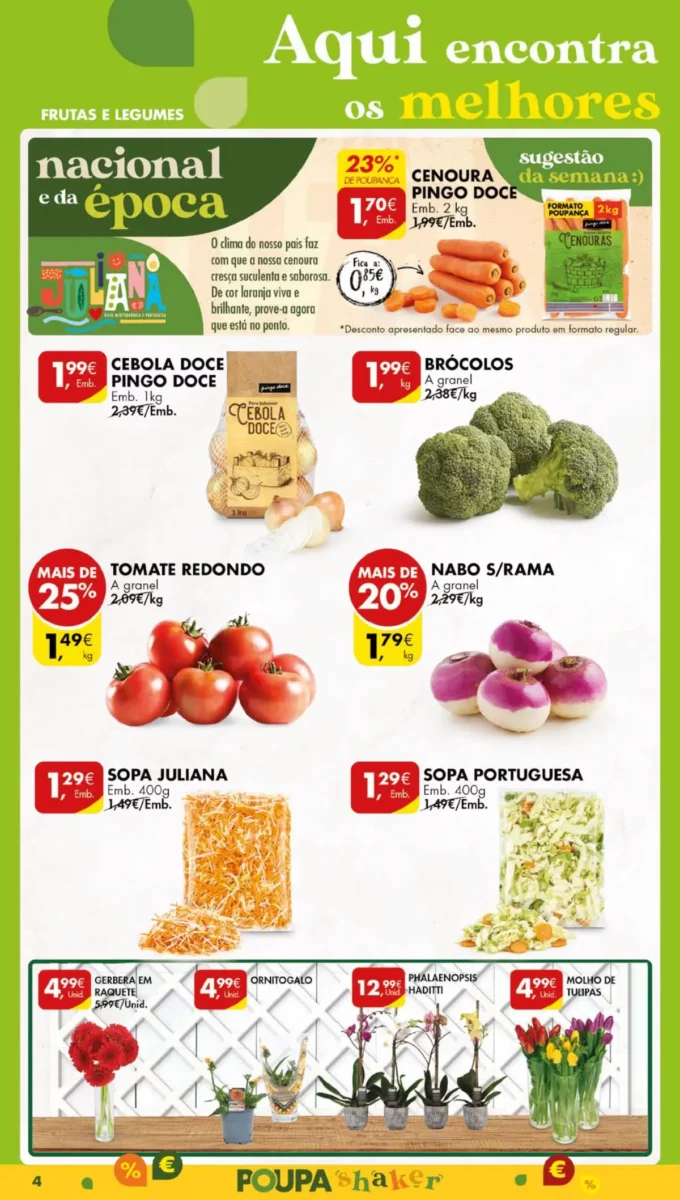 Antevis&atilde;o Folheto Pingo Doce (9 a 15 abril)