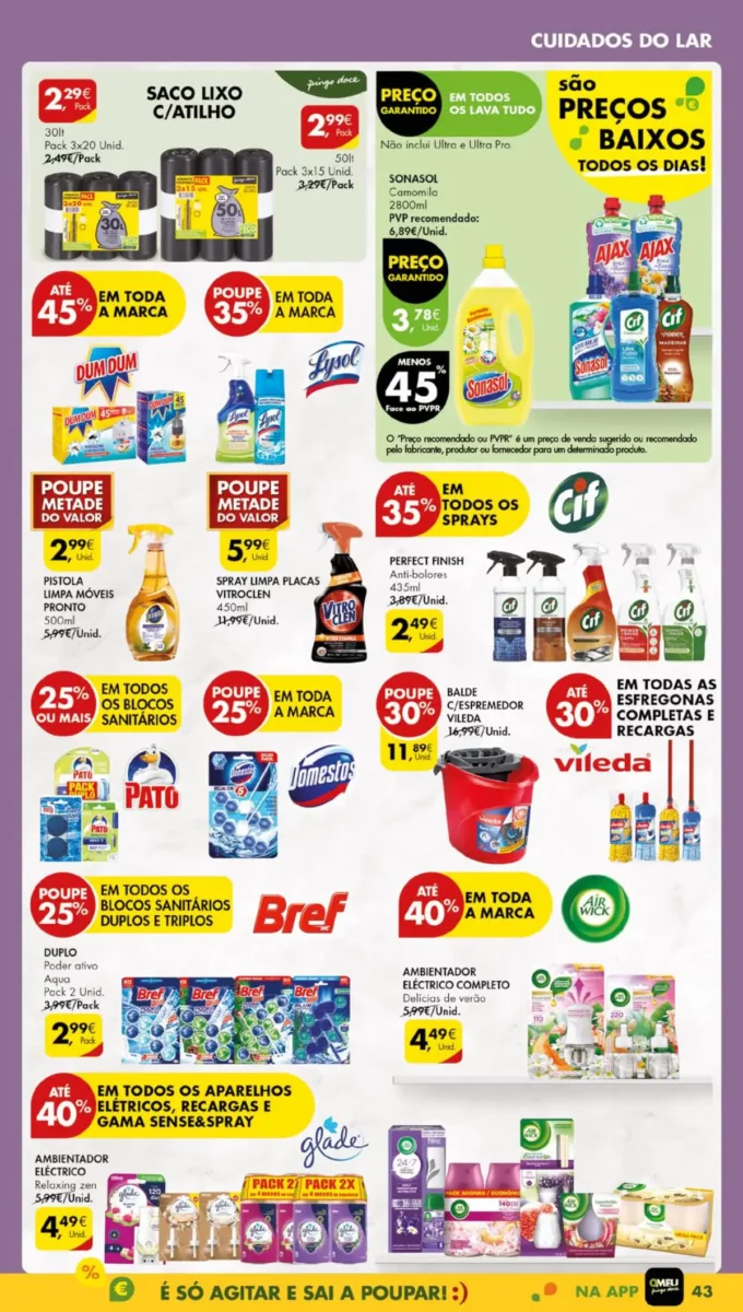 Antevis&atilde;o Folheto Pingo Doce (9 a 15 abril)