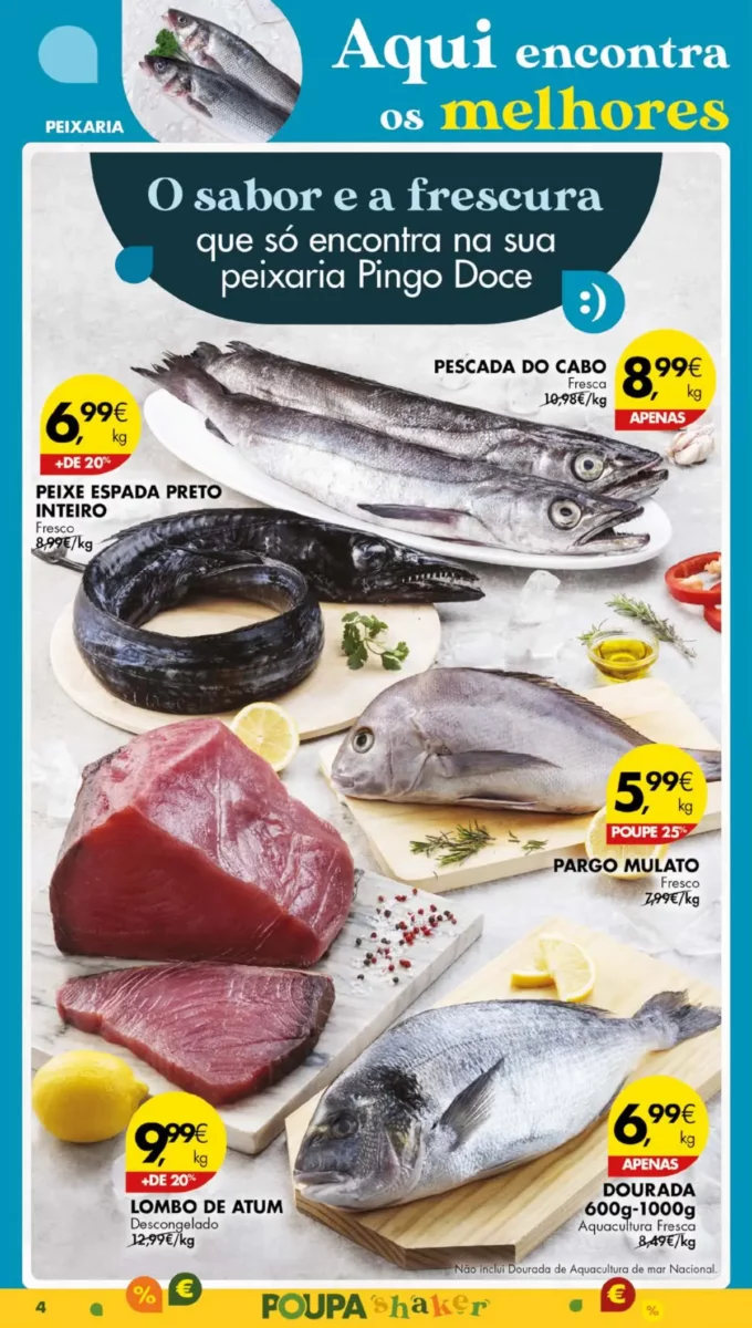 Antevis&atilde;o Folheto Pingo Doce (2 a 8 abril)