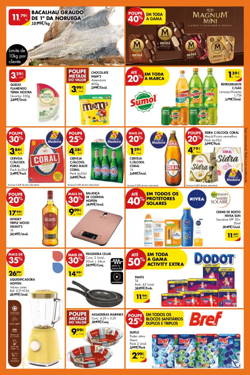 Antevis&atilde;o Folheto Pingo Doce fim-de-semana Madeira (12 a 15 abril)