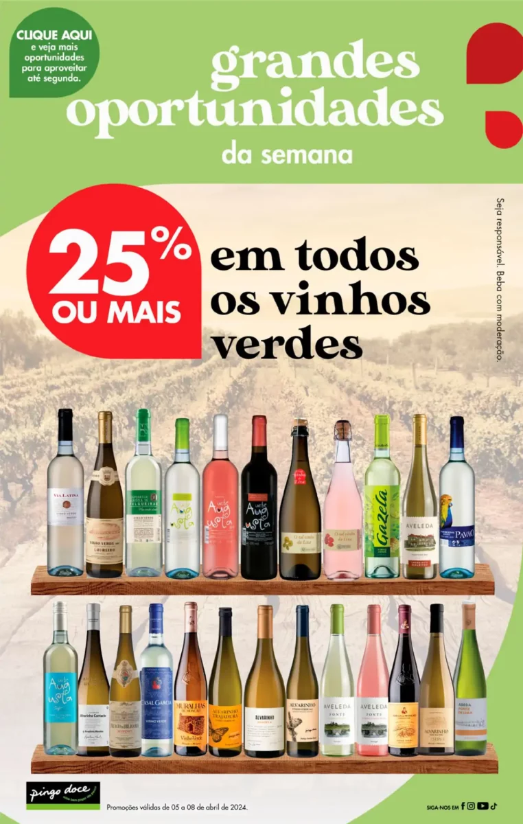 Antevis&atilde;o Folheto Pingo Doce fim-de-semana (5 a 8 abril)