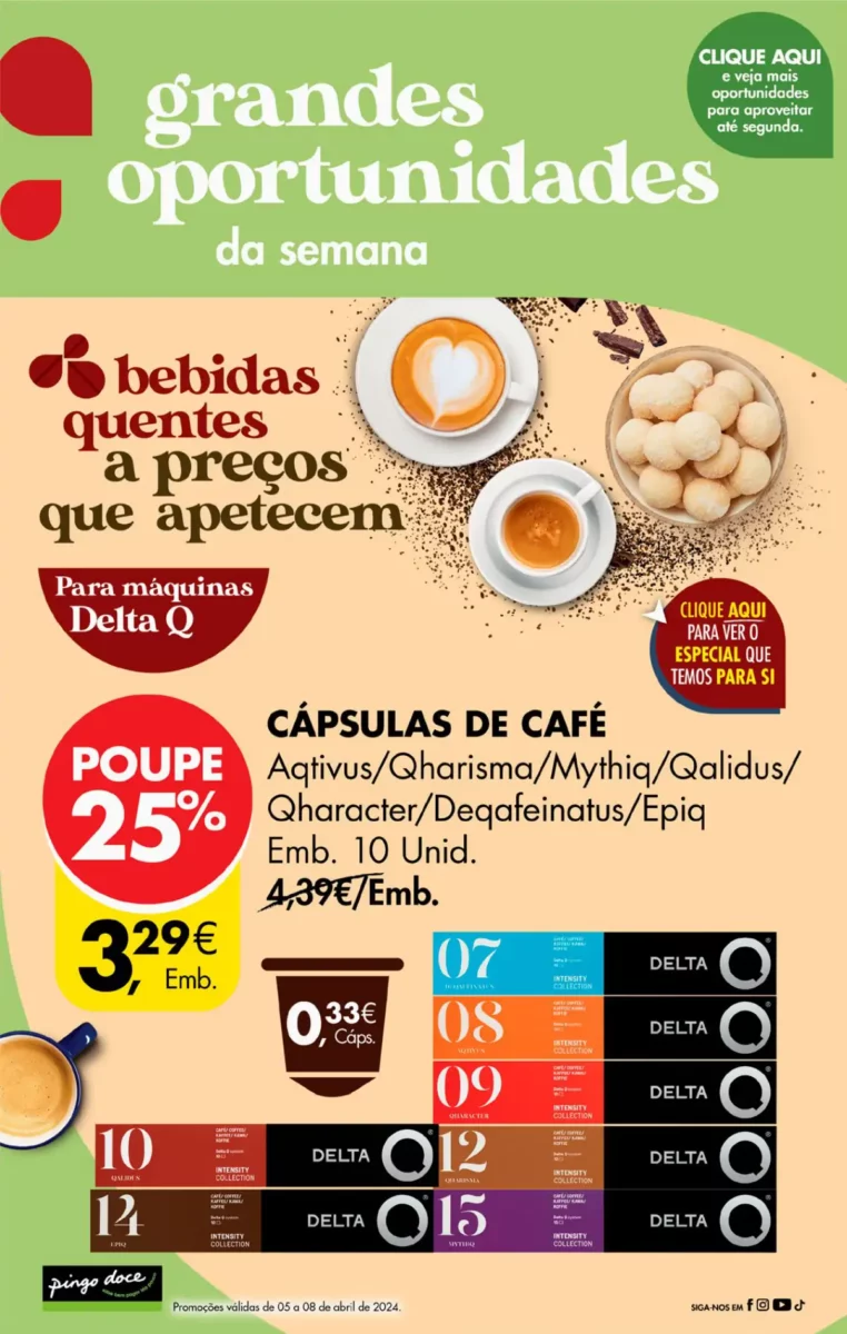 Antevis&atilde;o Folheto Pingo Doce fim-de-semana (5 a 8 abril)