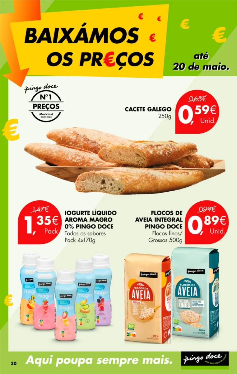 Antevis&atilde;o Folheto Pingo Doce fim-de-semana (12 a 15 abril)