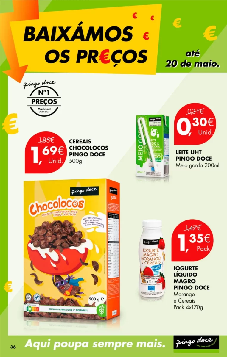 Antevis&atilde;o Folheto Pingo Doce fim-de-semana (12 a 15 abril)