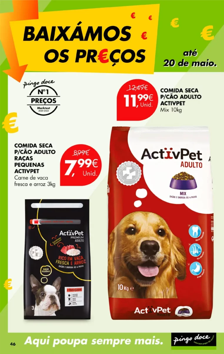 Antevis&atilde;o Folheto Pingo Doce fim-de-semana (12 a 15 abril)
