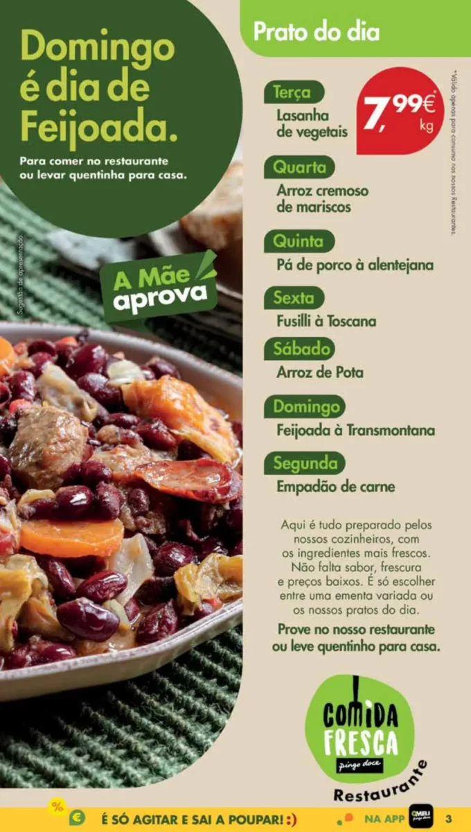 Antevis&atilde;o Folheto Pingo Doce Madeira (9 a 15 abril)