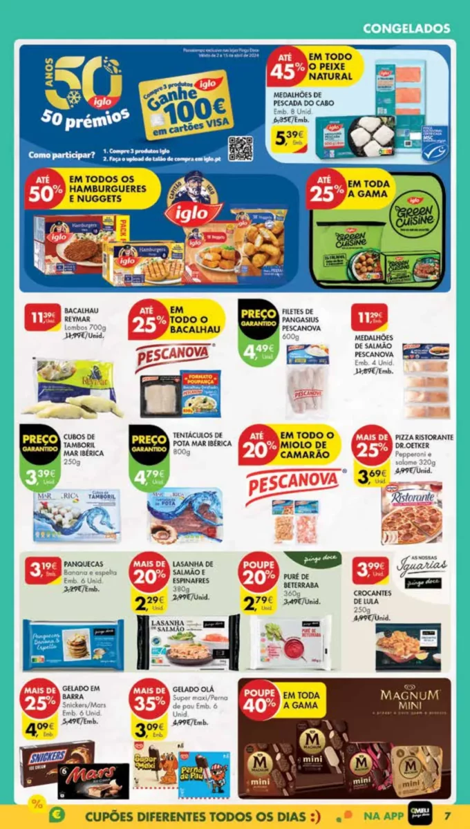 Antevis&atilde;o Folheto Pingo Doce Madeira (2 a 8 abril)