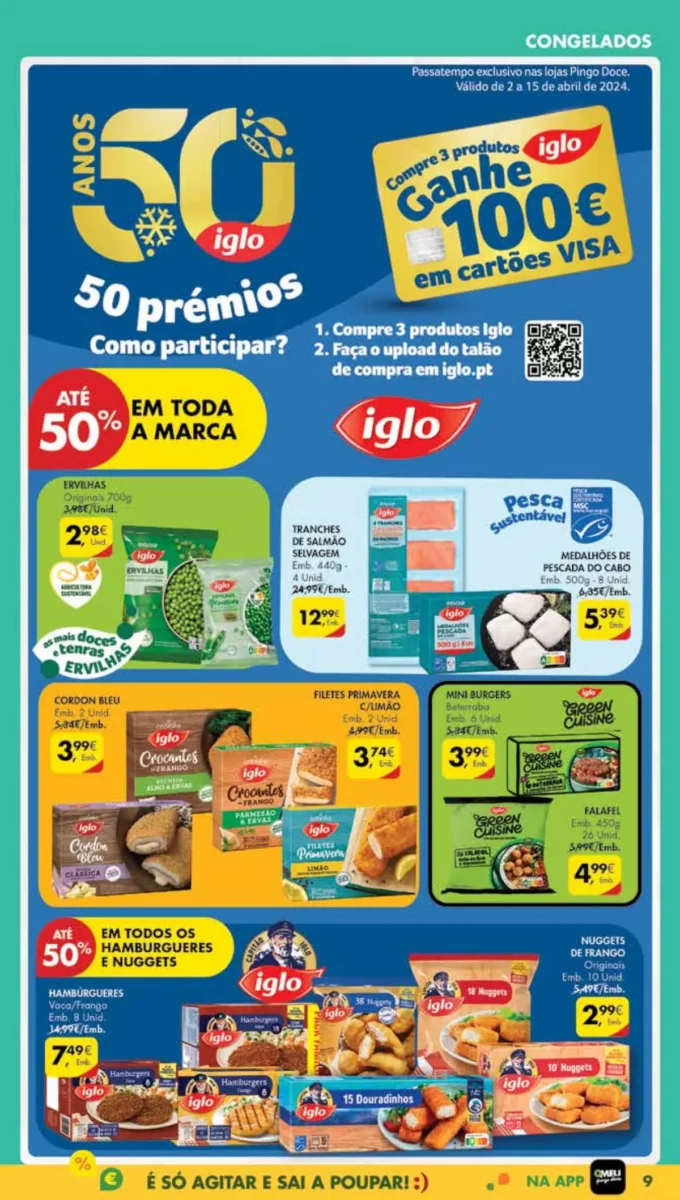 Antevis&atilde;o Folheto Pingo Doce Madeira (9 a 15 abril)