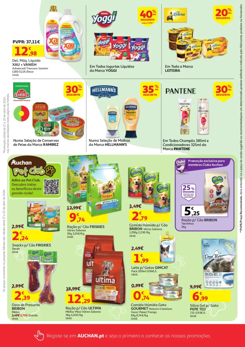 Folheto Auchan (17 a 23 abril)