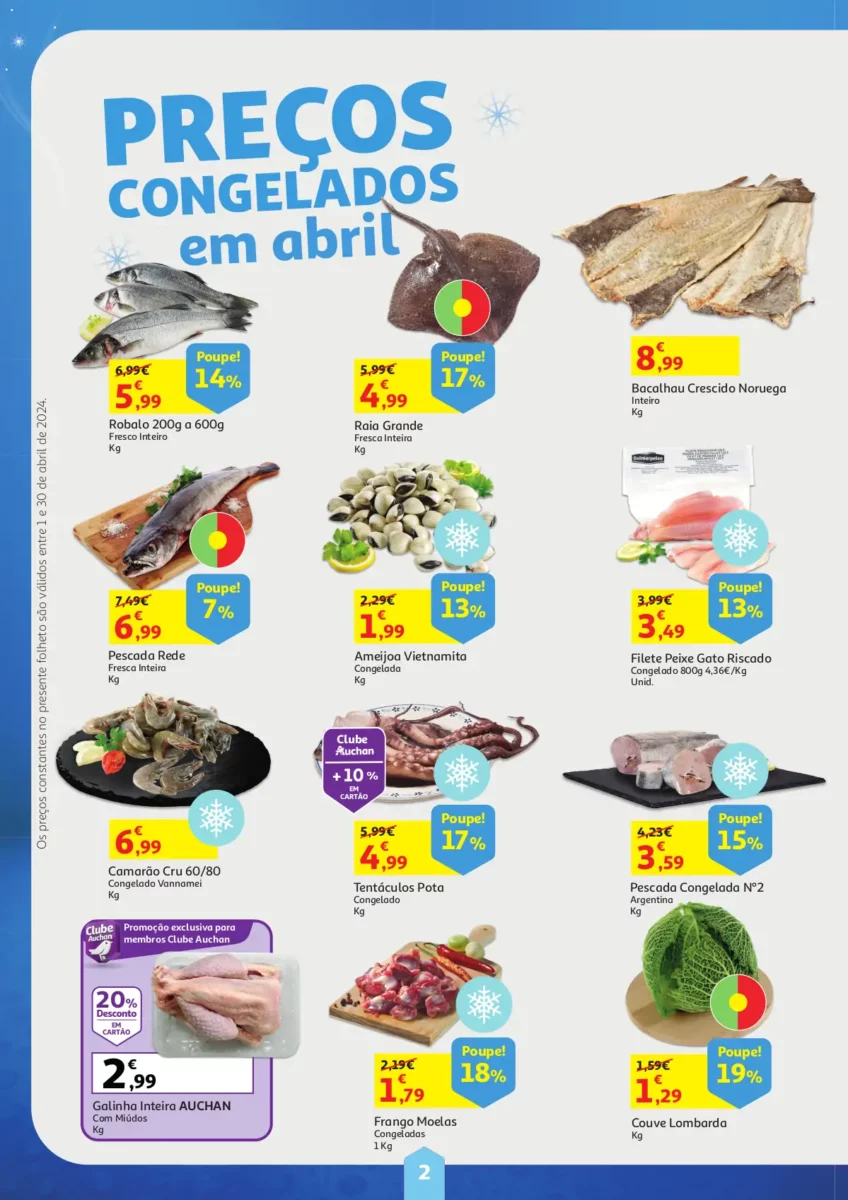 Folheto Auchan Cabaz Abril 2024