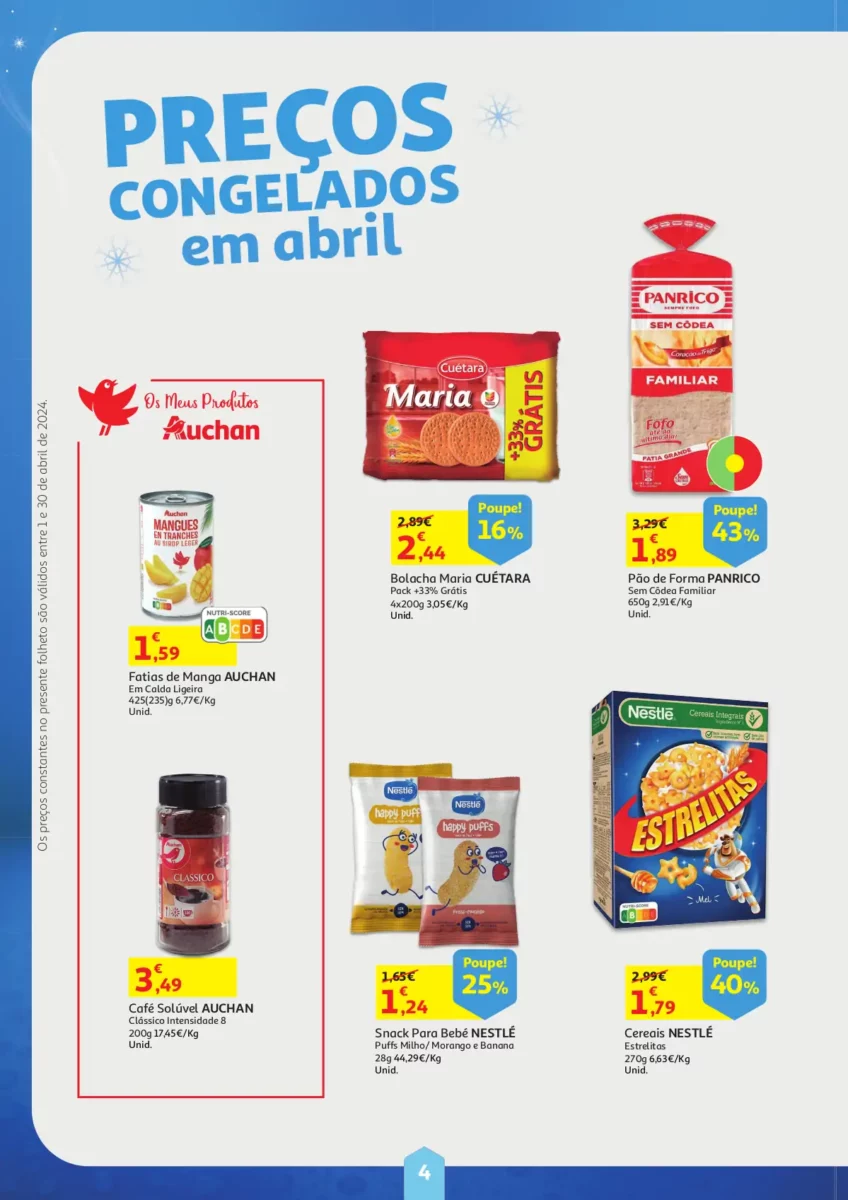 Folheto Auchan Cabaz Abril 2024