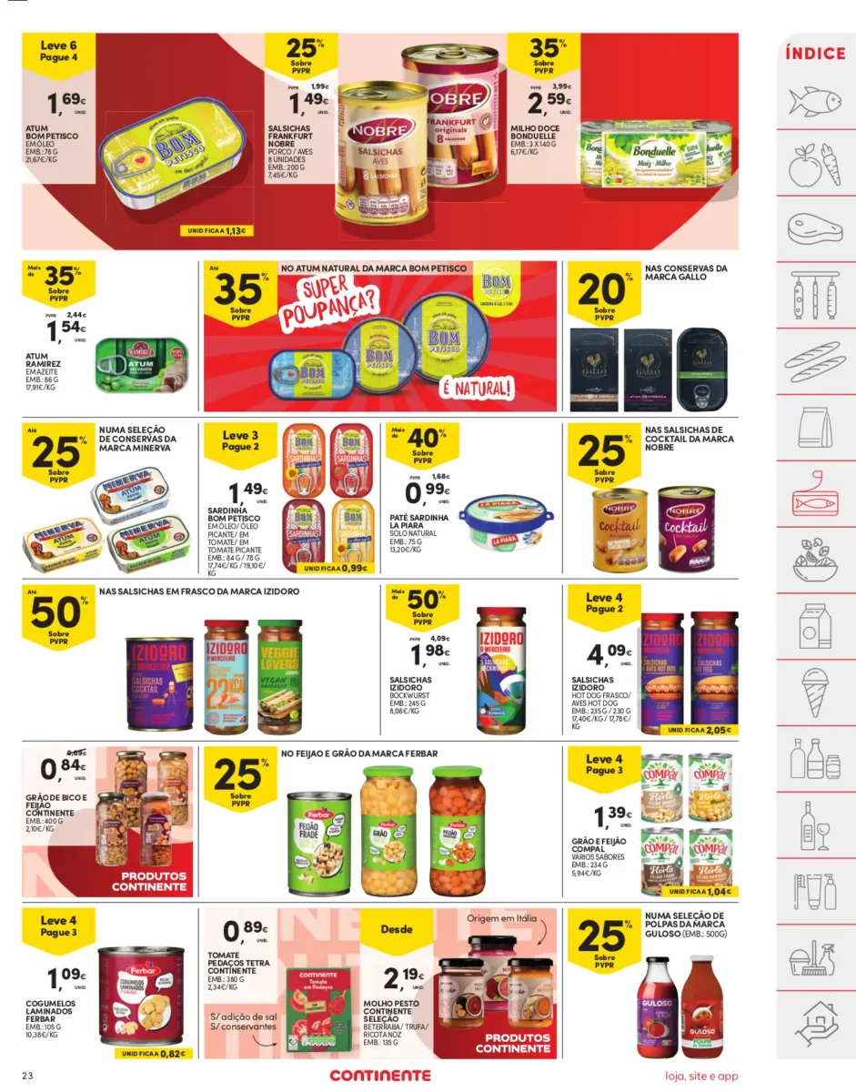 Folheto Continente (9 a 15 abril)