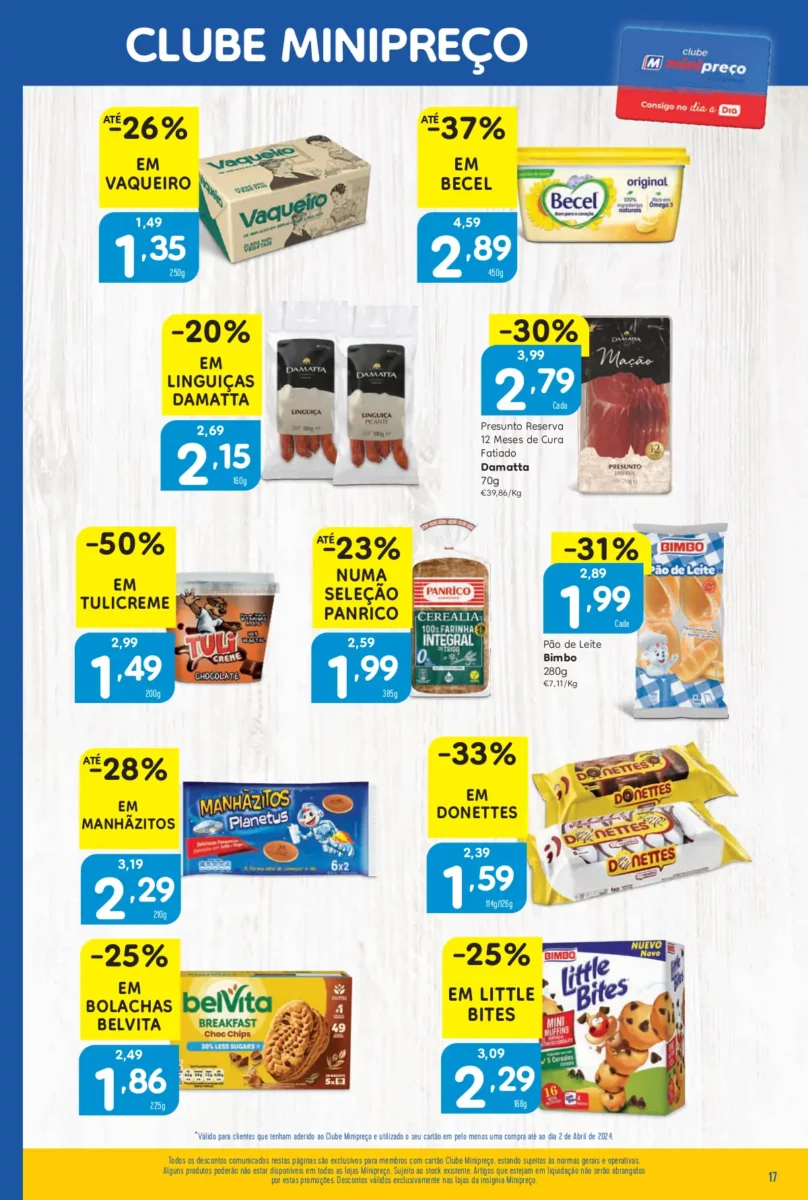 Folheto Minipre&ccedil;o (4 a 10 abril)