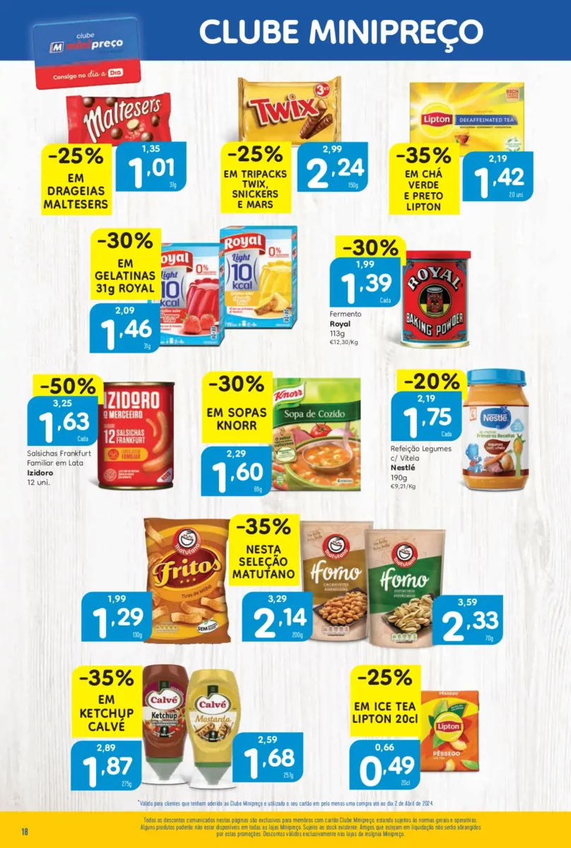 Folheto Minipre&ccedil;o (4 a 10 abril)