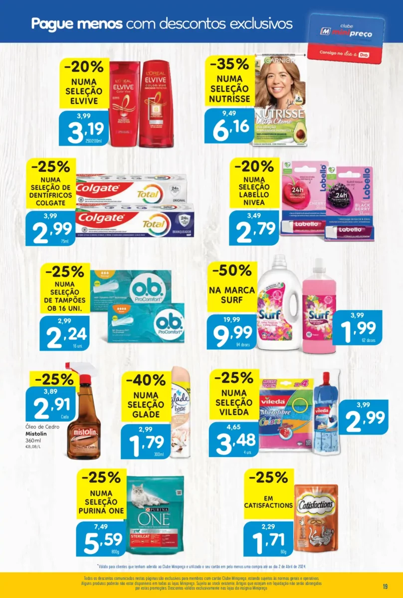 Folheto Minipre&ccedil;o (4 a 10 abril)