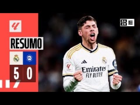 Resumo | Real Madrid 5-0 Deportivo Alav&eacute;s | LaLiga 23/24