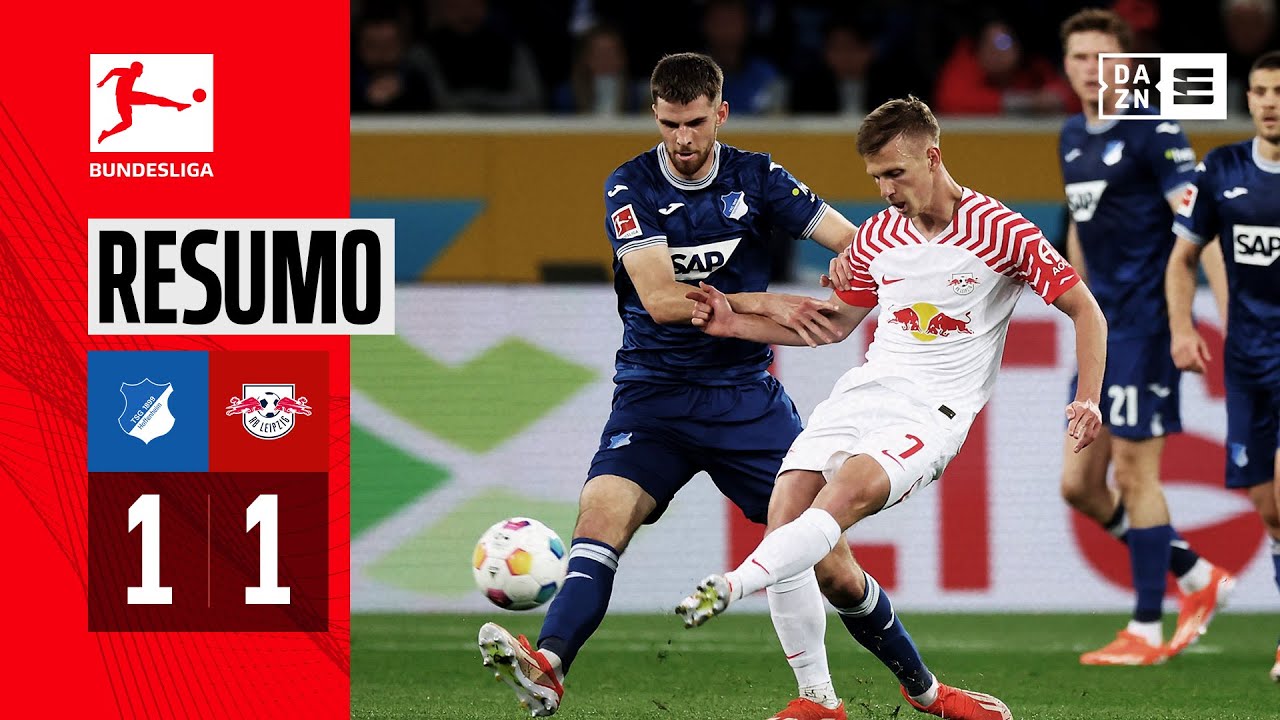 Resumo | Hoffenheim 1-1 Leipzig | Bundesliga 23/24