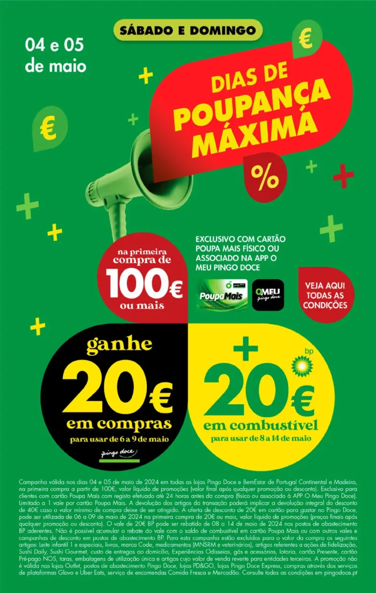 Folheto Pingo Doce fim-de-semana (4 e 5 maio)