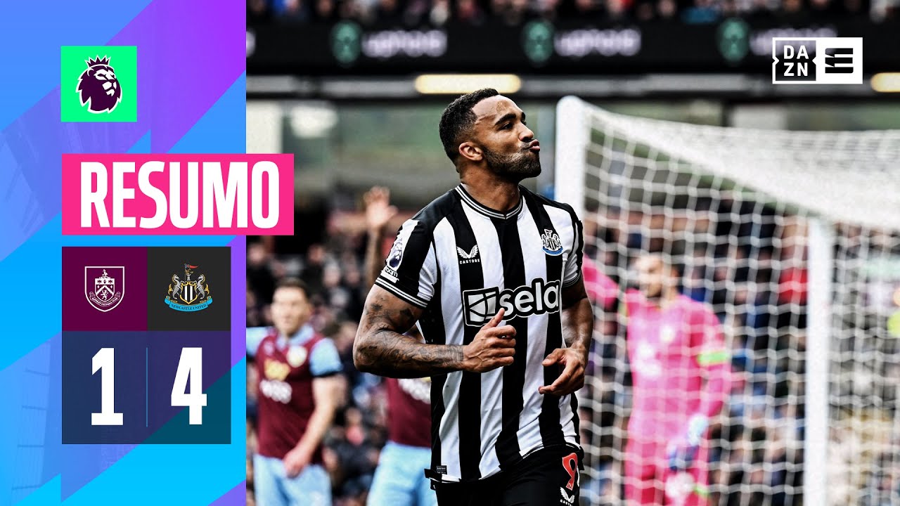 Resumo | Burnley 1-4 Newcastle | Premier League 23/24