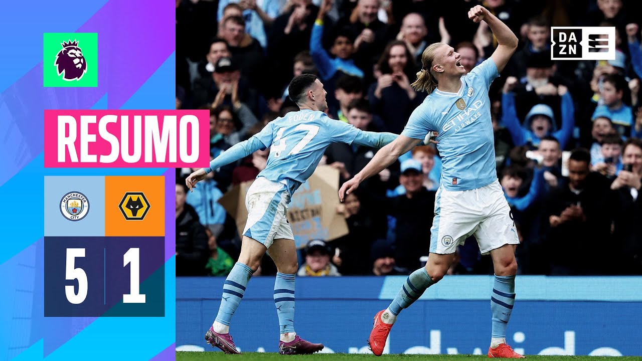 Resumo | Man City 5-1 Wolves | Premier League 23/24