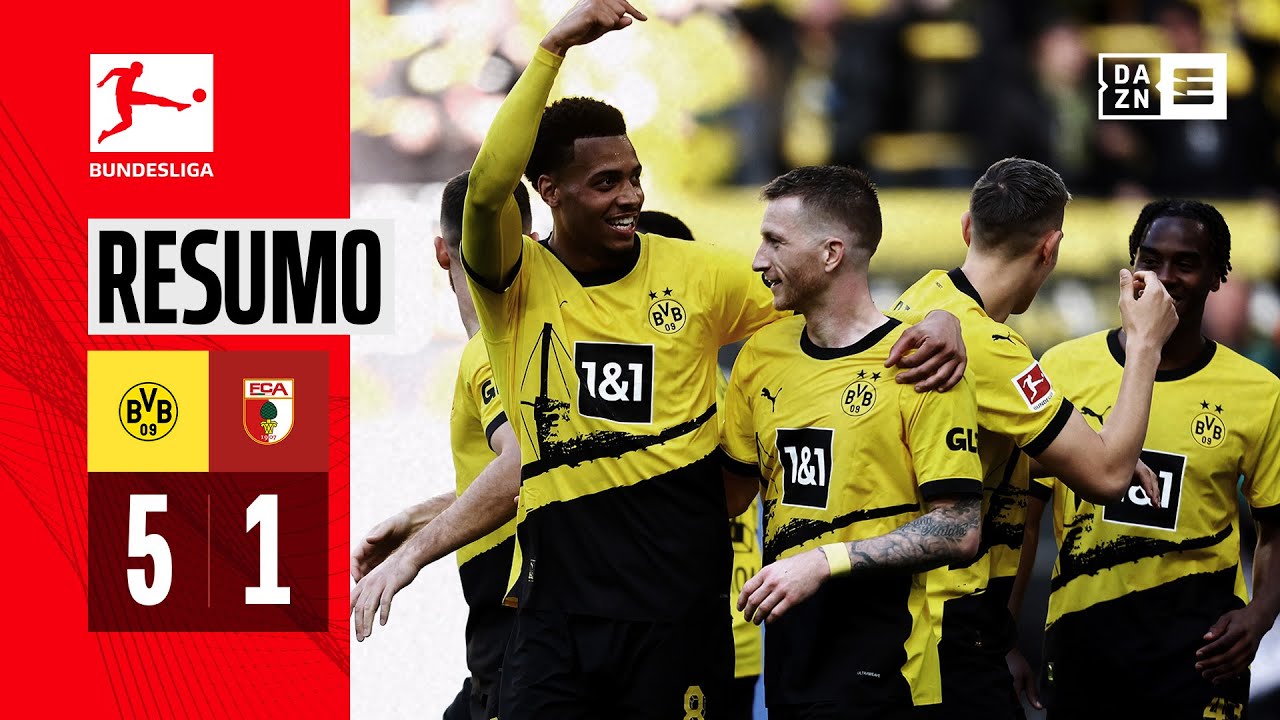 Resumo | Dortmund 5-1 Augsburg | Bundesliga 23/24