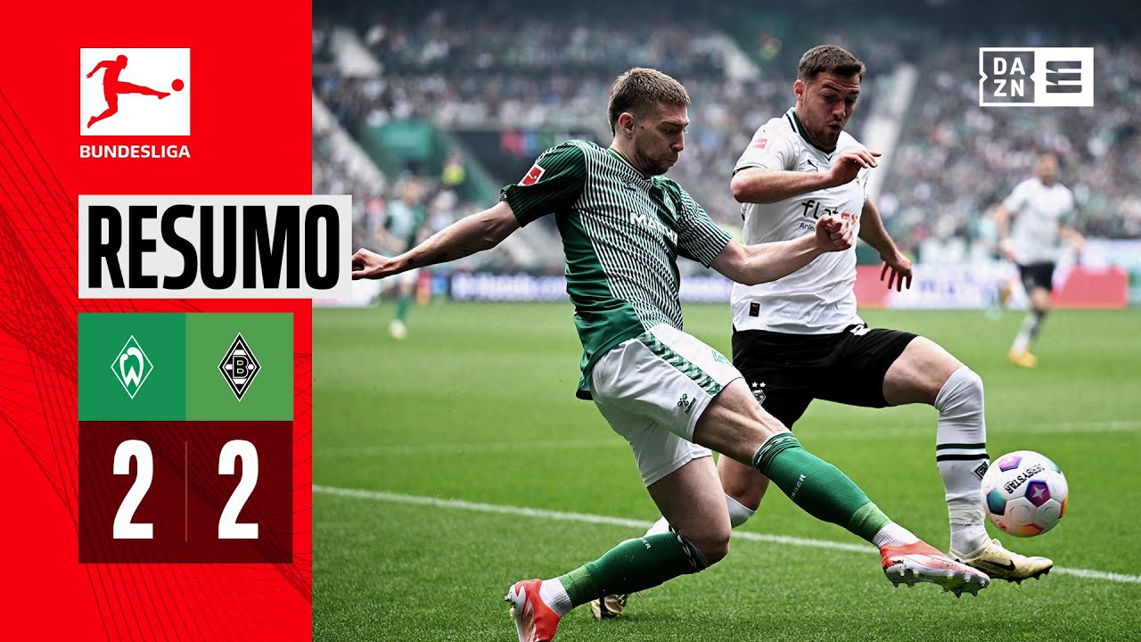 Resumo | Werder Bremen 2-2 Borussia Monchengladbach | Bundesliga 23/24